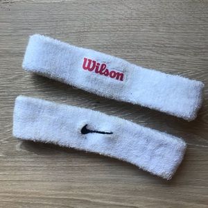Two White Headbands